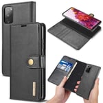 MOONCASE Galaxy S20 FE Case, Detachable Dual Use Protective Cover Either Wallet Leather Case or Slim Back Cover for Samsung Galaxy S20 FE/Samsung Galaxy S20 FE 5G (Black)