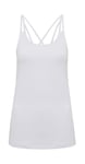 Tri Dri Women's Tridri® "Lazer Cut" Spaghetti Strap Vest - White - M