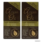 Argan Oil Hair Treatment With Moroccan Argan Oil Smooth & Shiny Hair - 50ml X 2
