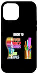 Coque pour iPhone 13 Pro Max Crayons de couleur pour la rentrée scolaire pour les enseignants et l'apprentissage