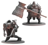 Dark Souls The Role Playing Game: Dancer of the Boreal Valley & Smough Miniatures & Stat Cards. DnD, RPG, D&D, Dungeons & Dragons, 5E Compatible