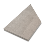 Bricmate Granitkeramik Limestone Light Grey 296x598 (mm) Inner Corner Left