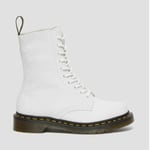 NEW IN BOX! Dr. Martens Womens 1490 White Lace-Up Leather Boots Size UK 3