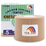 Temtex Tape Classic elastisk tape Til muskler og led farve Beige 1 stk.