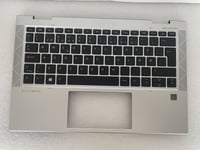 HP EliteBook x360 830 G7 M03902-091 Norwegian Keyboard Norway Norse Palmrest NEW