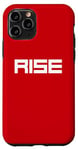 Coque pour iPhone 11 Pro Rise | Succès, bonheur, joie et enthousiasme | Up in the Air