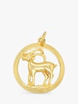 Milton & Humble Jewellery Second Hand 9ct Yellow Gold Zodiac Capricorn Pendant Charm, Dated London 1971