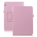 Huawei MediaPad T3 10 Enfärgat läder fodral - Ljus rosa