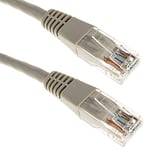 BeMatik - Câble réseau Ethernet 10m UTP catégorie 5e gris