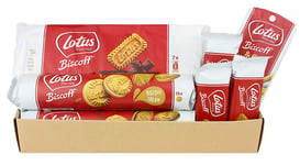 Variety Lotus Biscoff Biscuit Box Hamper Gift Present for All Occasions Mother's Day, Valentine's Day, Easter - Biscoff Tea Time