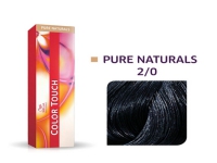 Wella Professionals Wella Professionals, Color Touch, Ammonia-Free, Semi-Permanent Hair Dye, 2/0 Black, 60 ml For Women