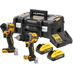 DeWalt Verktøysett DCK2050H2T-QW (DCD805 + DCF850); 18 V; 2x5,0 Ah batt.