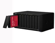 Synology DS1821+ 4Go NAS 64To (8X 8To) WD Red Plus, Assemblé et testé avec SE DSM installé