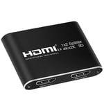 HDMI splitter 1x2 för 2 skärmar 3D/4K/1080p