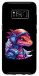 Galaxy S8 Retro Art Dragon in Armor Case