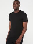 Dsquared2 Underwear Sleeve Logo T-shirt - Black/White, Black/White, Size 2Xl, Men
