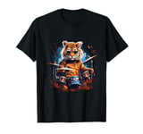 Tiger Playing Drums - Animal Tiger Lover Drum set T-Shirt