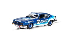 Scalextric Cars - C4402 Ford Capri MK3 - Gerry Marshall Trophy Winner 2021 - Jake Hill - Toy Slot Car for use Race Tracks or Set - Small Kids Gift Ideas for Boy/Girl Ages 5+