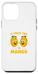 iPhone 12 mini It Takes Two To Mango Funny Fruity Pun Graphic Case