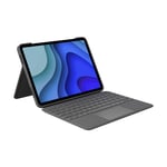 Logitech Folio Touch iPad Keyboard Case with Trackpad and Smart Connector for iPad Pro 11-inch – Grey