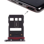PANFENG SIM Card Tray + NM Card Tray for Huawei P30 Pro(Black) (Color : Black)