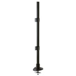 LINDY 700mm Pole with Desk Clamp and Cable Grommet, Colour: Black