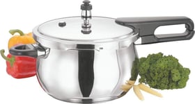 Vinod Stainless Steel Induction Pressure Cooker Belly Shape - Capacity: 2.5 LTR