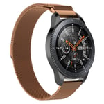 Samsung Galaxy Watch 46mm klokkereim av rustfritt stål med milanese design - rose gull