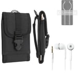 Holster for Huawei Mate 50 RS + EARPHONES belt bag pouch sleeve case Outdoor Pro
