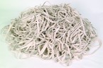 0 Siam Gummistrikk 120x5mm Hvit (500g) 4305120