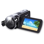 Video Camera Camcorder 24MP FHD 1080P YouTube Vlogging Camera Recorder with 3.0 Inch 270 Degree Rotation Screen 18X Digital Zoom