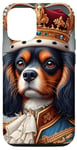 iPhone 13 Royal Dog Portrait Royalty Cavalier King Charles Spaniel Case