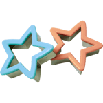 Rice Stjärnformad Smörgåsform (Färg: Korall)