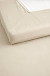 Ellos Home Heaven Drap-Housse en Coton Bio certifié Oeko Tex® Standard 100 Blanc crème 180 x 200 cm