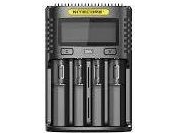 Nitecore Um4, Litiumjärnfosfat (Lifepo4), Litium-Ion (Li-Ion), Nickel-Kadmium (Nicd), Nickel-Metallhydrid (Nimh), Aa, Aaa, Aaaa, C, D