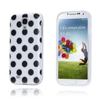 Samsung Polka Dots (vit) Galaxy S4 Skal