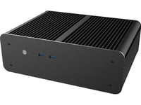 Akasa Euler Mx Plus, Aluminiumchassi - Mini-Itx, Svart