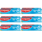 Colgate Toothpaste Fresh Minty Gel 75ml x 6