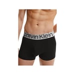 Calvin Klein Men's Trunk 3pk Trunk, Black/ White/ Grey Heather, XL