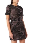 Urban Classics Women's Ladies Tee Dress, Dark Camo 00784, XL