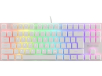 Genesis Keyboard GAMING KEYBOARD GENESIS THOR 303 TKL WHITE FR RGB LIGHTING MECHANICAL BROWN SWITCH