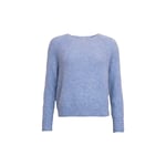 Alicia Mohair Sweater, Ice Blue