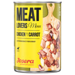 Ekonomipack: Josera Meatlovers Menü 12 x 800 g - Kyckling & morötter