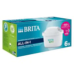 BRITA Maxtra Pro All-in-1 Lot de 6 cartouches filtrantes de rechange pour eau potable fraîche