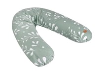 BEABA, Big Flopsy, Coussin Allaitement/Grossesse, Oreiller Maternité, Multifonctions, Convient pour Dormir/Allaiter, Soutien, Détente et Confort Optimal, Nuit Apaisée, Fleur de Coton, Oekotex, Nature