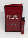 Givenchy L'Interdit ROUGE ULTIME Ladies EDP (1ml Sample Size) Eau De Parfum Mini