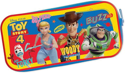 Toy Story 4 Shiny Front Pencil Case with Woody, Buzz, Bo Peep and Forky