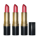 Revlon Super Lustrous Lipstick 4.2g - 425 Softsilver Red x3