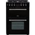 Belling Farmhouse60DF 60cm Dual Fuel Cooker - Black A/A Rated