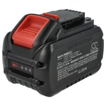 vhbw 1x Batterie compatible avec Dewalt DCS335P2, DCS355NT, DCS355M2, DCS355, DCS356, DCS350NT outil électrique (12000 mAh, Li-ion, 20 V / 60 V)